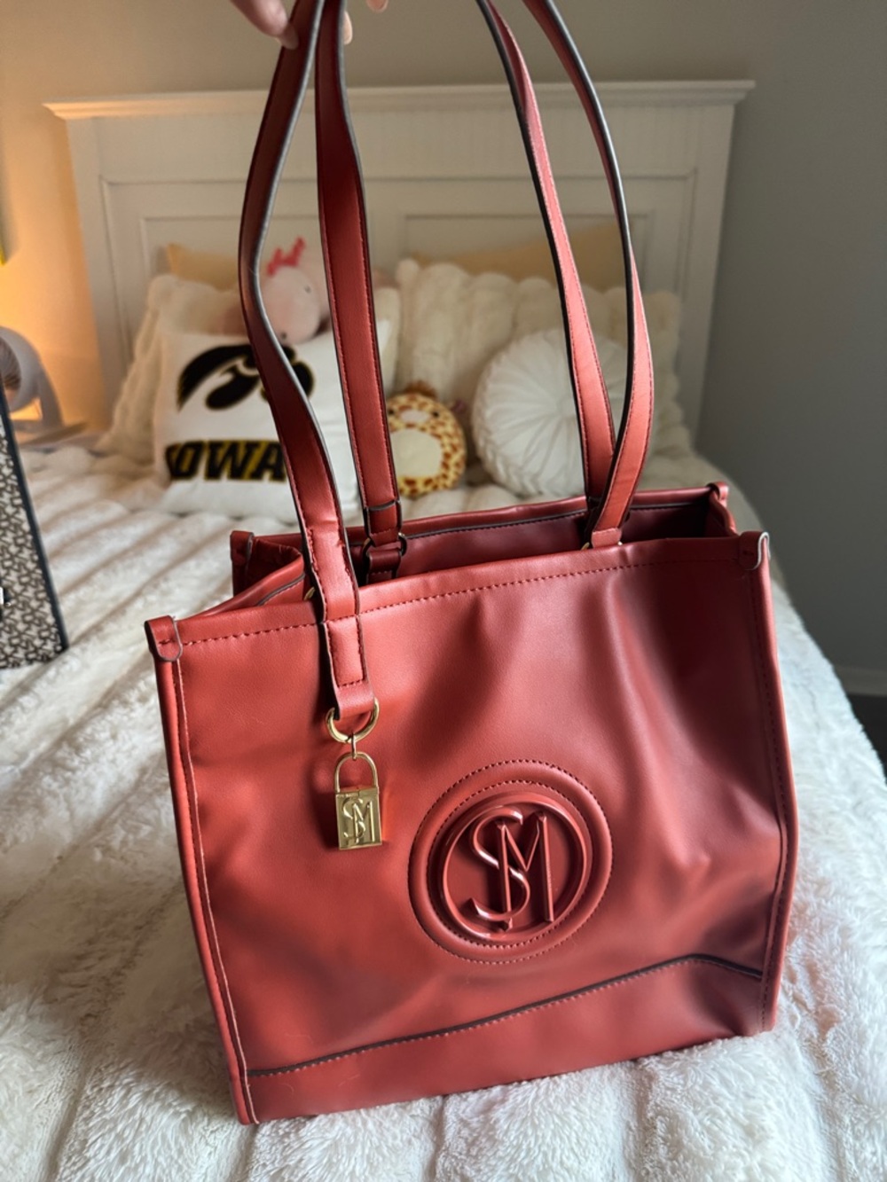 Steve Madden Bag in Burnt Orange  - Designer Inspired Women's Handbag